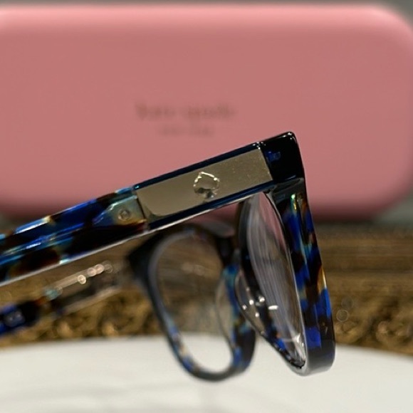 Kate Spade Blue Tortoise Glasses - Picture 13 of 16